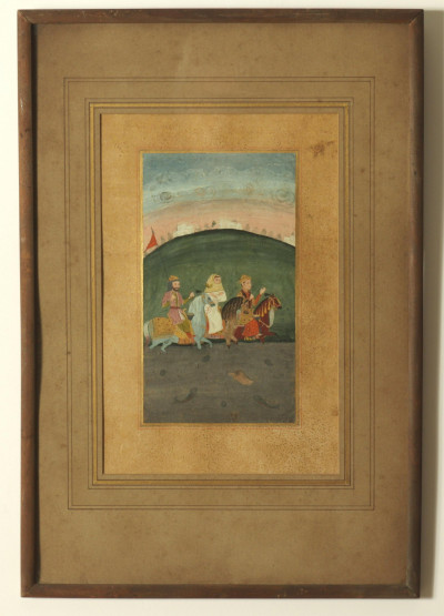 Two 19th C. Indo-Persian Watercolors