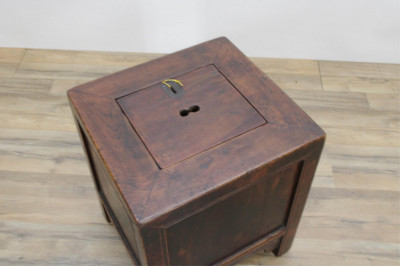 Chinese Small Trunk With Locking Top Panel