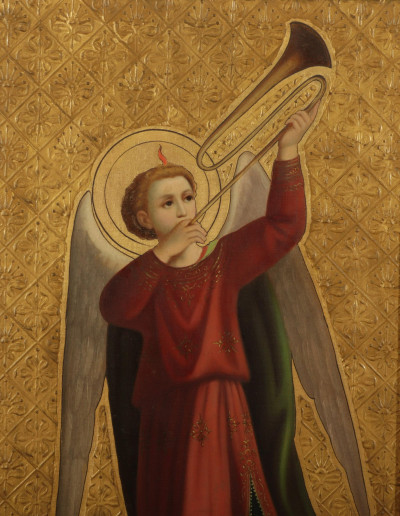 Image for Lot L19/E20 Gabriel On Embossed And Oil/Metal Panel