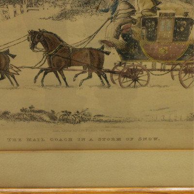 After James Pollard - Four Hand Colored Engravings