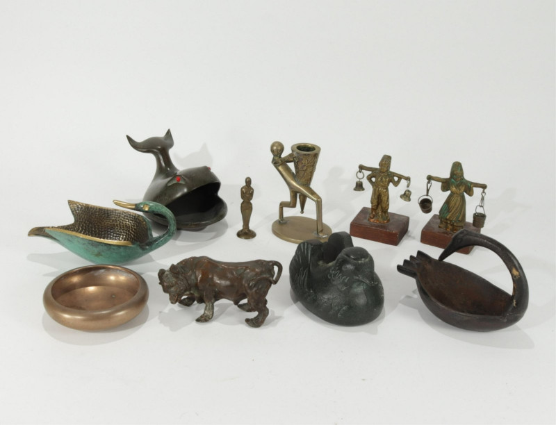 Collection 20th c Metal Decorative Objects