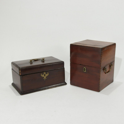 Image for Lot Two English Tea Caddies