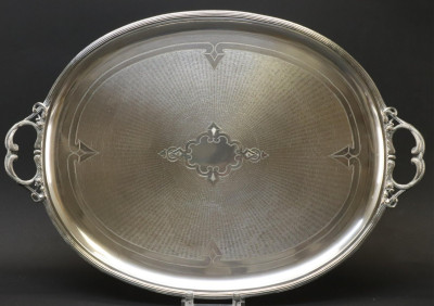 Group of 3 Silverplate Trays