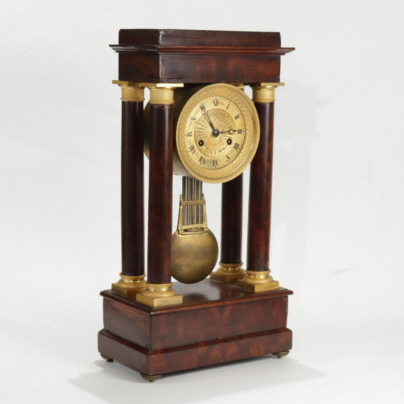19th C. French Empire Mantle Clock