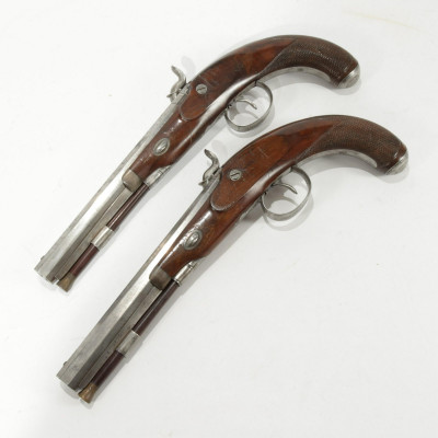 Cased Pistol Set English 1841 Gameson & Co