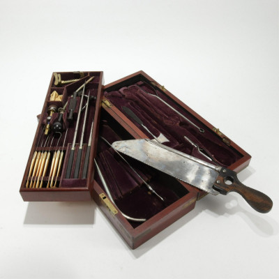 Image for Lot Civil War Era, Set of Cased Surgeon's Tools