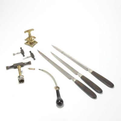 Civil War Era, Set of Cased Surgeon's Tools