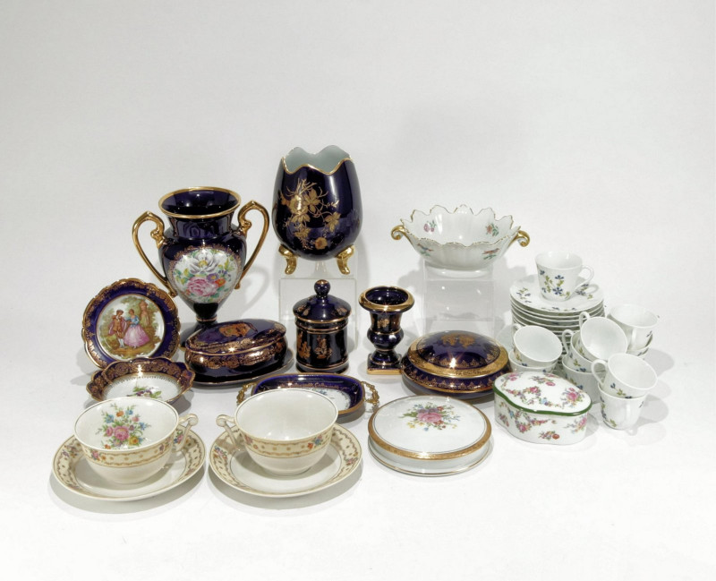 Group of Limoges Porcelains
