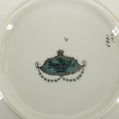 Group Porcelain Plates, Rosenthal Soups & Saucers