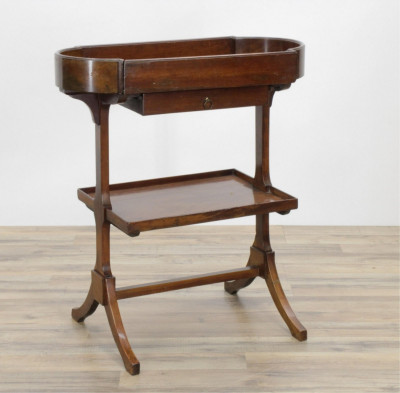 Image for Lot Louis XVI Mahogany Work Table, 18th C.