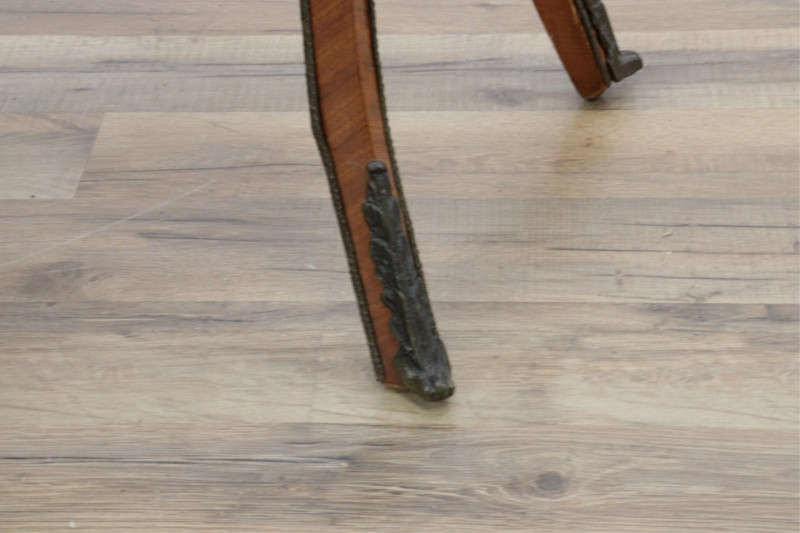 Metal Mounted Louis XVI Style Side Table