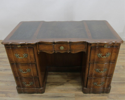 French Provincial Style Cherry Kneehole Desk