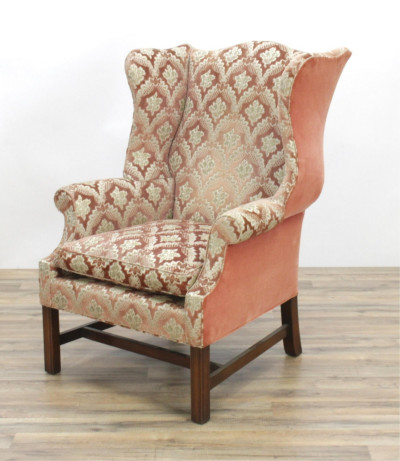 Image for Lot Georgian Style Wing Chair