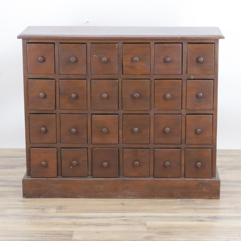 Colonial Style Cherry Apothecary Chest