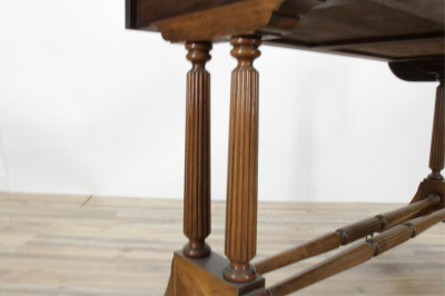 Duncan Phyfe Style Dropleaf Sofa Table
