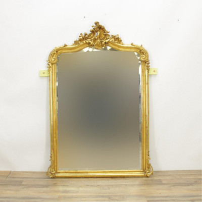 Image for Lot Louis XV Style Giltwood & Composition Mirror