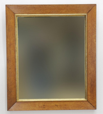 Image for Lot Birdseye Maple Framed Mirror