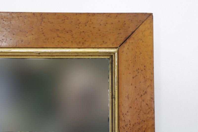 Birdseye Maple Framed Mirror