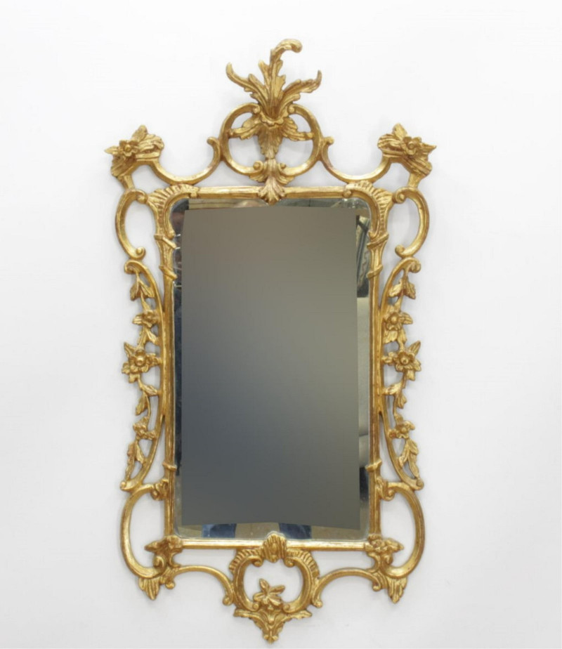 Chippendale Style Giltwood Mirror