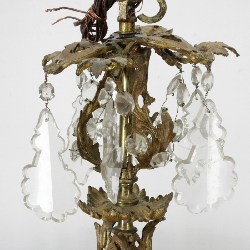 Louis XV Gilt Bronze and Crystal Chandelier