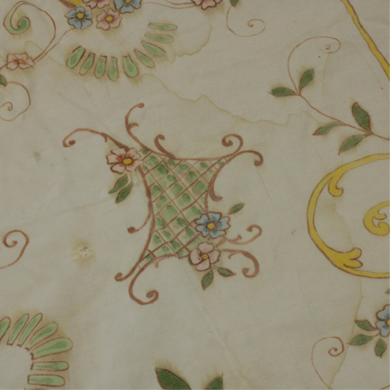 Hand Painted Style Angel and Flora Bedcover