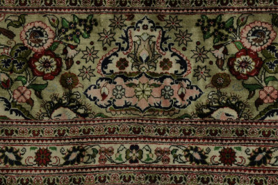 Qum Silk Carpet, late 20th C.