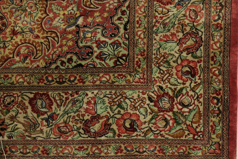 Iranian Qum Silk Rug