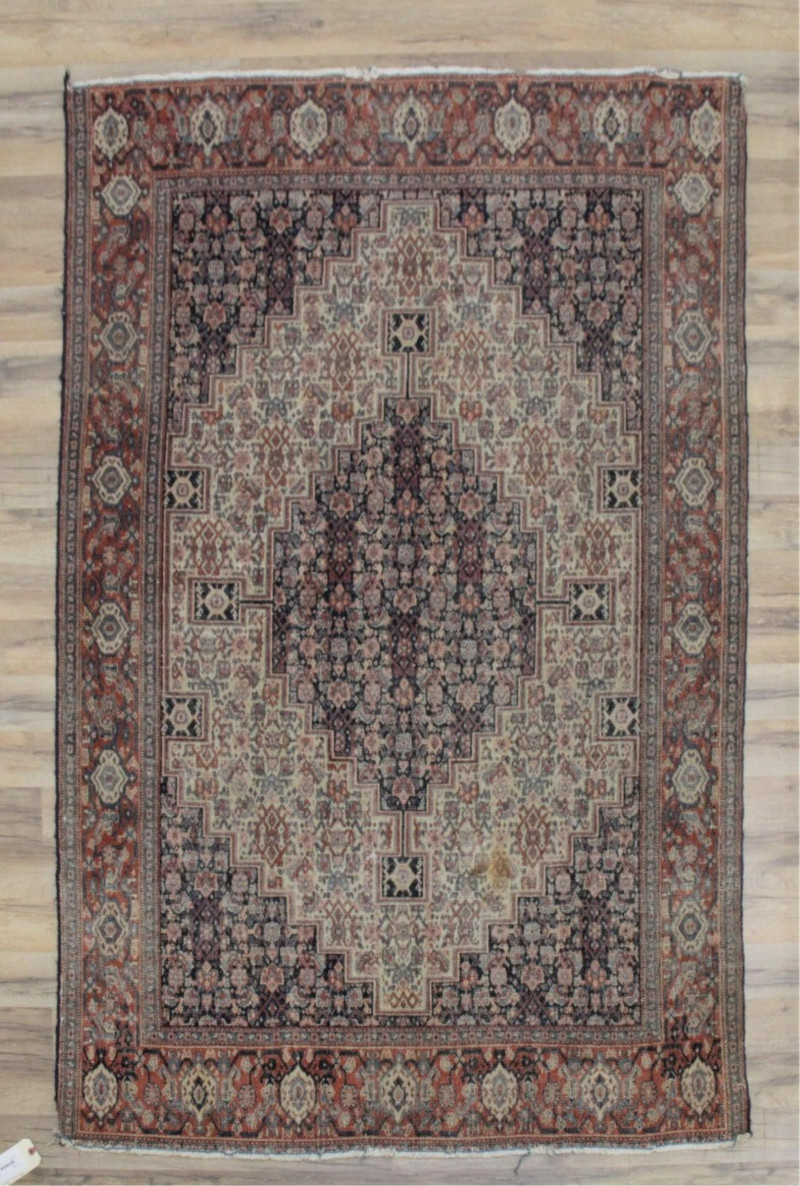 19th C. Persian Sennah Wool Carpet
