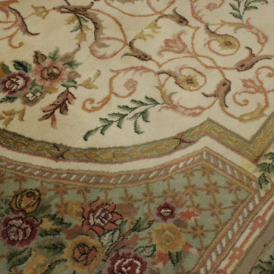 Aubusson Style Wool Rug
