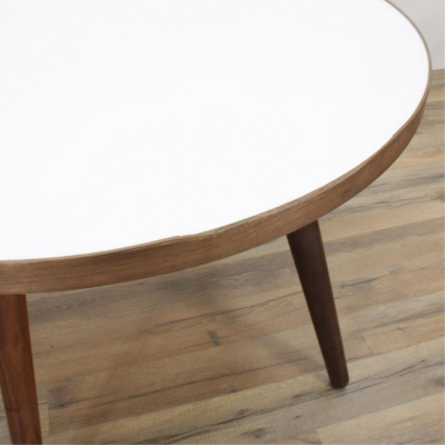 Conant Ball Round Cocktail Table