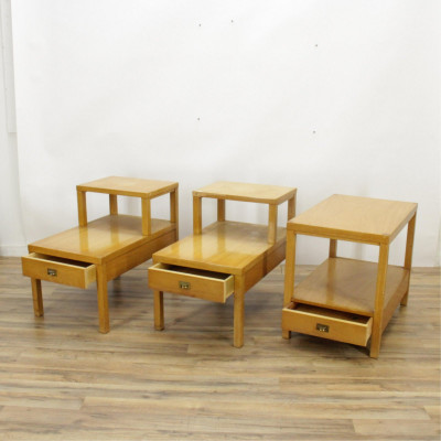 Group 3 MCM Side Tables with Drawers