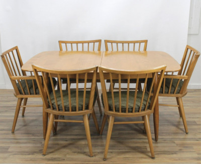 Image for Lot Russell Wright, Conant Ball Dining Table & Chairs