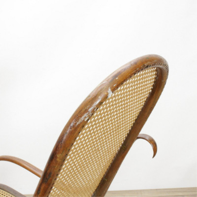 Thonet Style Bentwood Cane Rocking Chair