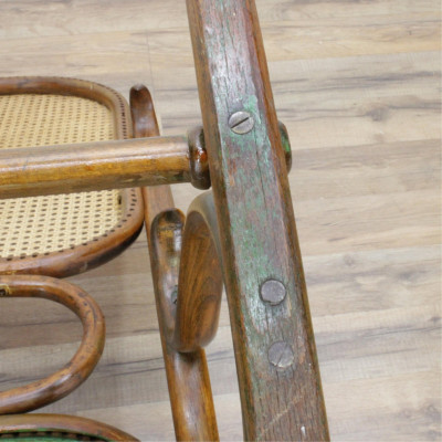 Thonet Style Bentwood Cane Rocking Chair