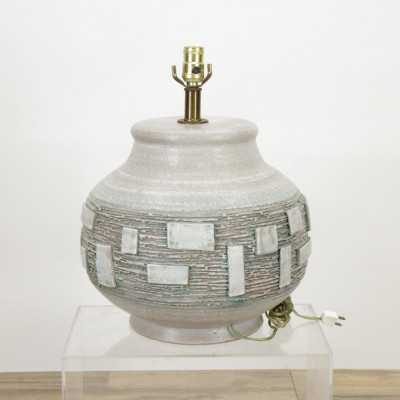 Midcentury Modern Studio Pottery Table Lamp