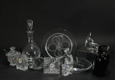 Image for Lot Collection of Crystal Objects