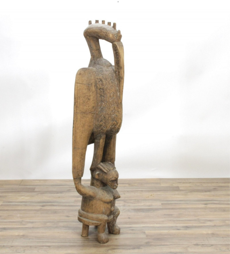 African Wooden Senufo Sculpture - Fertility