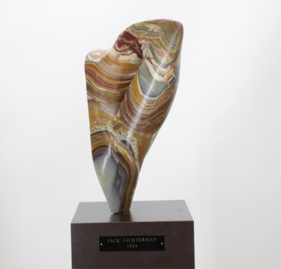 Jack Lichterman, Abstract Onyx Sculpture