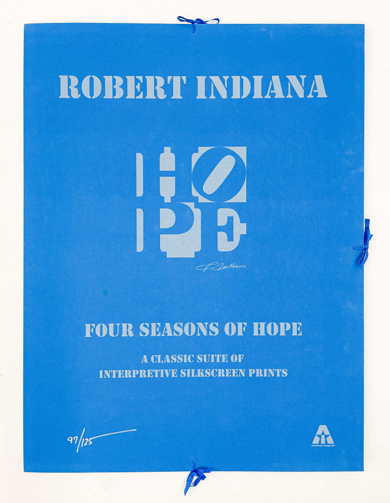Robert Indiana, American(1928-2018)Four Seasons of Hope (Silver)