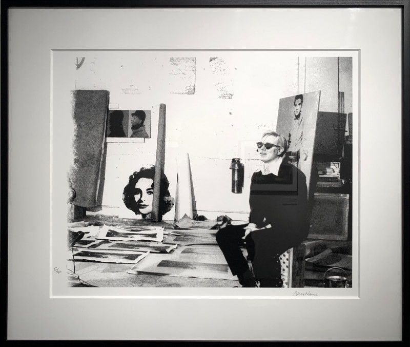 Billy Name - Andy Warhol with silver Liz Taylor