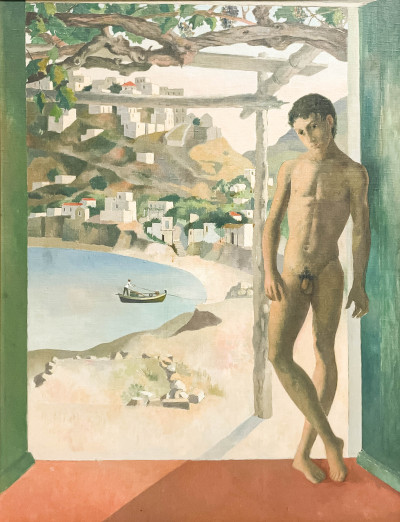 Image for Lot Justin Maurice O'Brien - Greek Youth at Skyros