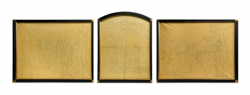 James Stroudley - Study for the Games (Triptych)