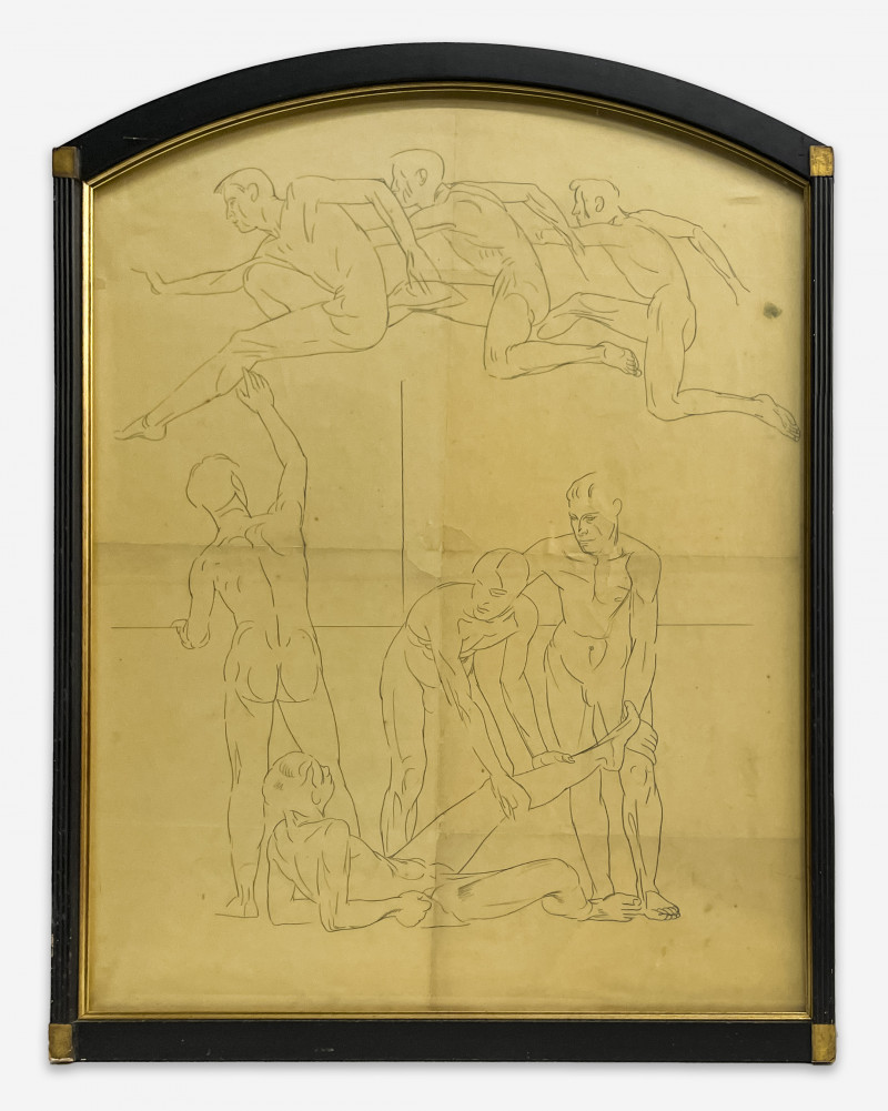 James Stroudley - Study for the Games (Triptych)