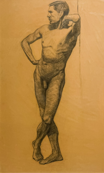 Image for Lot Eugène Jansson - Standing Male Nude