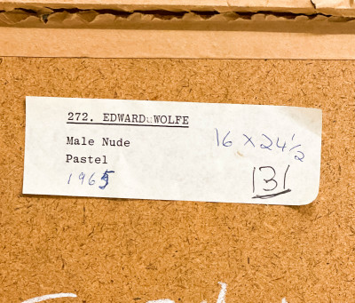 Edward Wolfe - Reclining Male Nude
