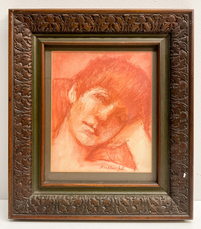 Florence Hasenflug - Portrait In Red