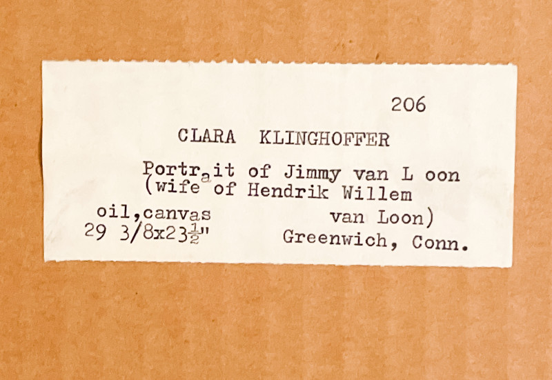 Clara Klinghoffer - Portrait of Jimmy van Loon