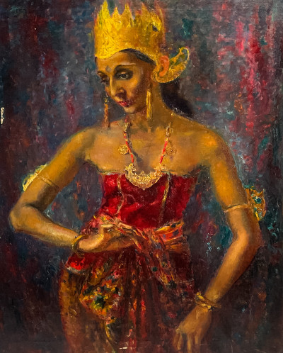 Image for Lot Clara Klinghoffer - Portrait of South Asian Woman
