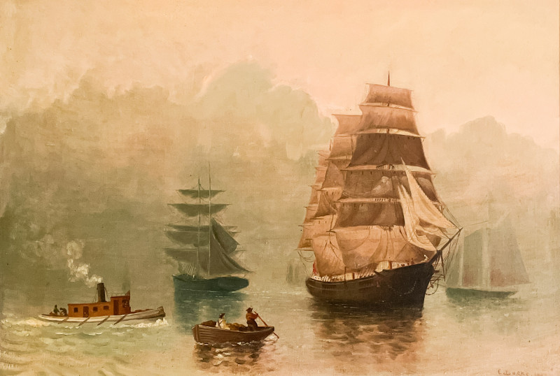 Edwin Locke - Untitled (Ships in Calm Water)