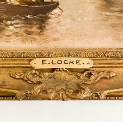 Edwin Locke - Untitled (Ships in Calm Water)